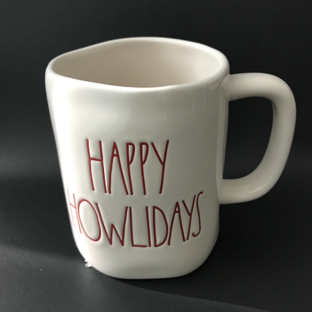 Rae Dunn Happy Howlidays Mug